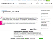 Tablet Screenshot of lagebloeddruksymptomen.net